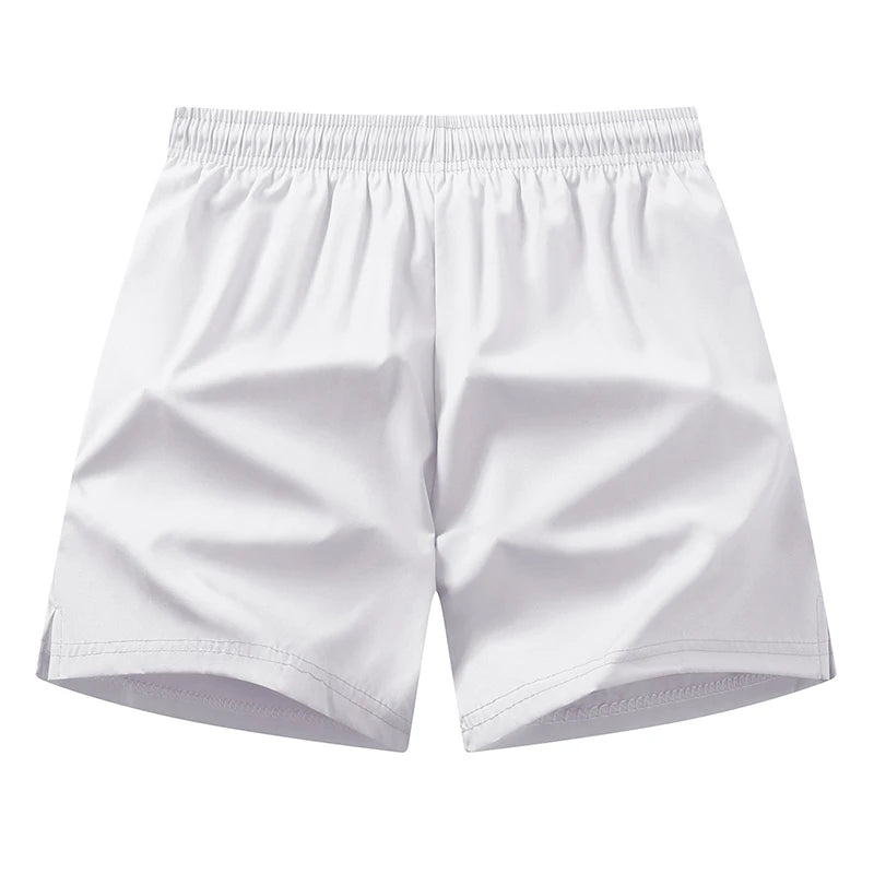 Shark Print Men's Beach Shorts Summer Casual Board Shorts with Mesh Liner Zipper Pockets Quick Dry Swim Trunks Bathing Suit