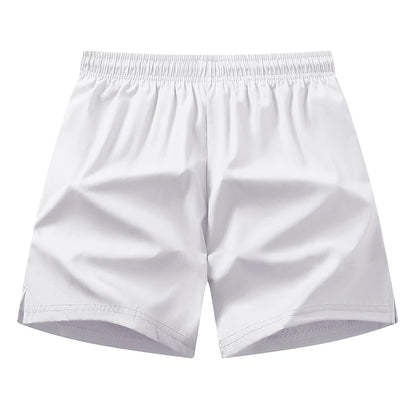 Shark Print Men's Beach Shorts Summer Casual Board Shorts with Mesh Liner Zipper Pockets Quick Dry Swim Trunks Bathing Suit